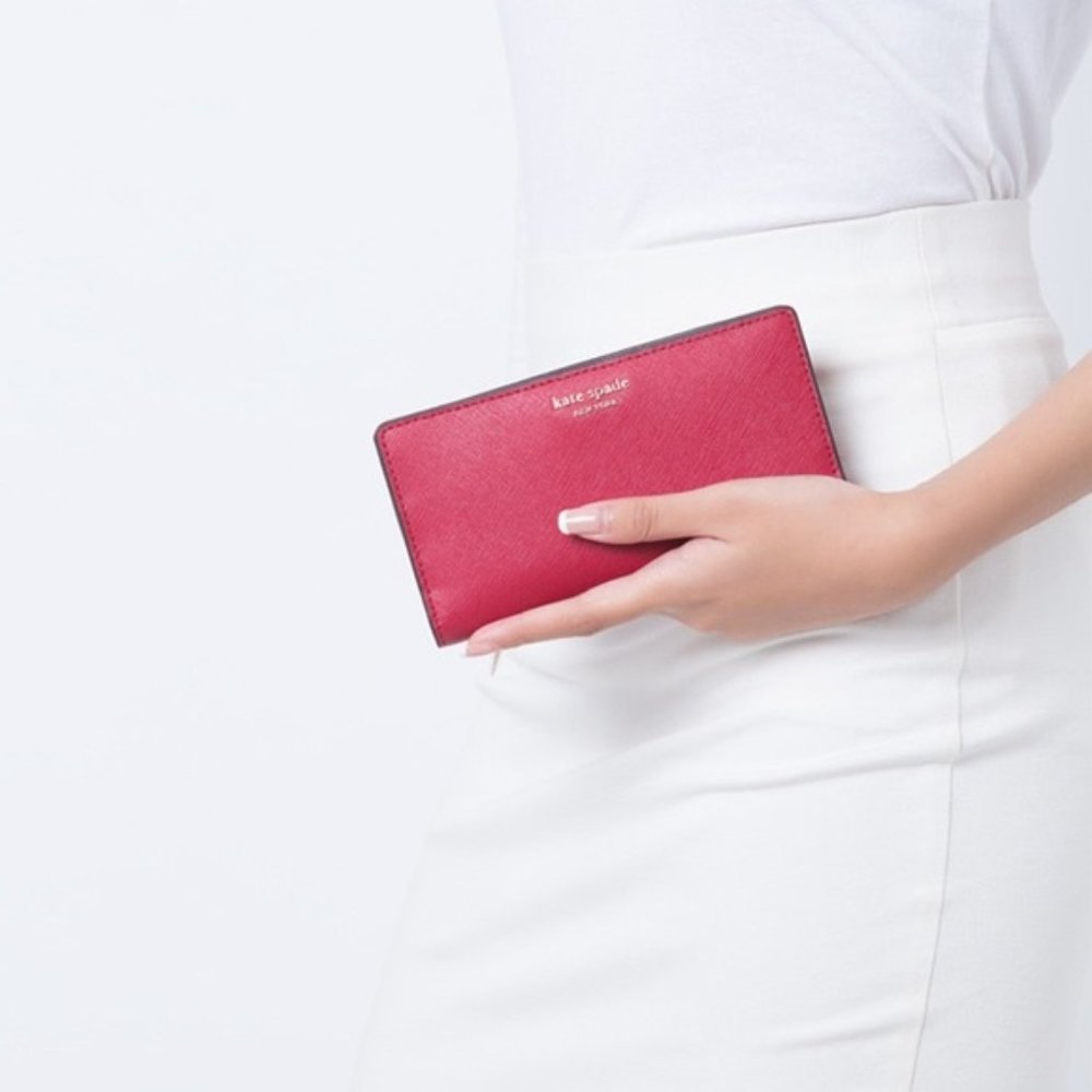 Kate Spade Gold Large Bi-Fold Wallet